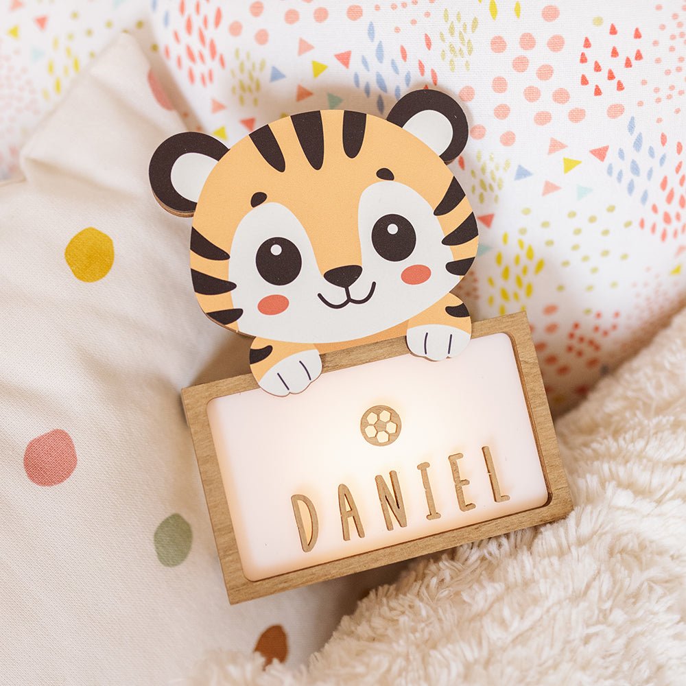 Lampara Infantil Personalizada Tigre - Nanetes